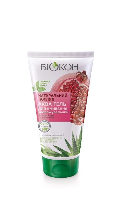 БІОКОН-Аквагель для вмивання Біокон Натуральний догляд Зволожувальний 150 мл-4820160032590