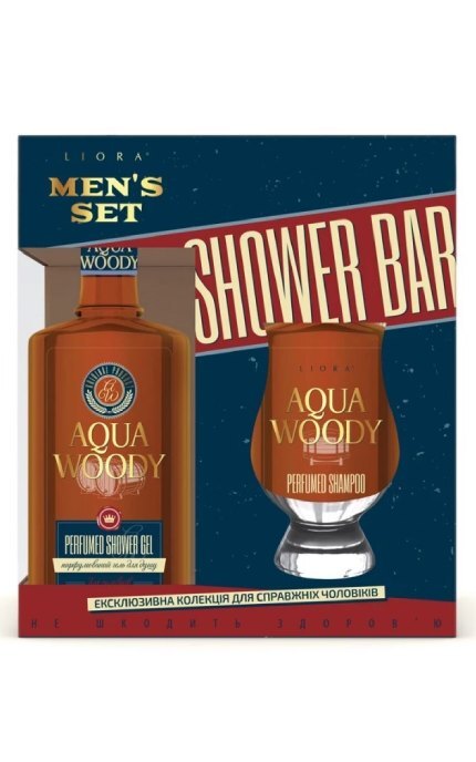 LIORA-Набір косметичний Liora Men's set Шампунь 250 мл + Гель для душу 250 мл-4823106004149