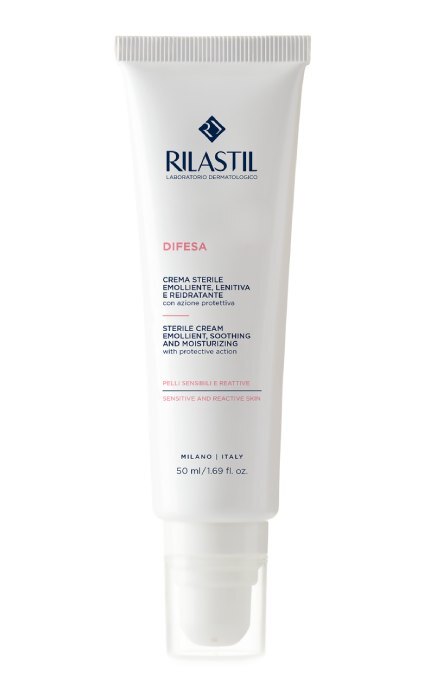 RILASTIL-Крем стерильный Rilastil Difesa для чувствительной кожи склонной к раздражениям 50 мл-8055510247461