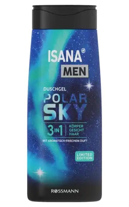 ISANA MEN-Гель для душу 3-в-1 Polar Sky 300 мл-4068134143310