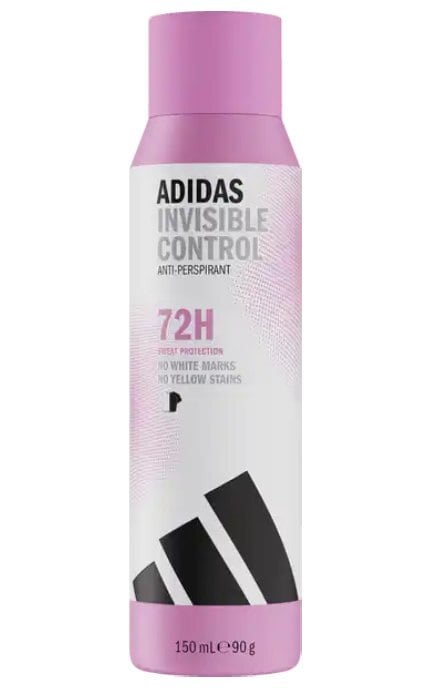 ADIDAS-Антиперспирант-спрей Adidas Invisible Control 150 мл-3616305953414