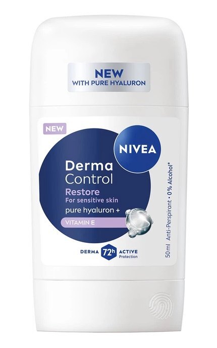 NIVEA-Антиперспірант NIVEA Дерма контроль. Відновлення для чутливої шкіри Стік 50 мл-5900017099842