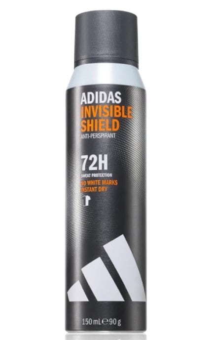 ADIDAS-Антиперспирант-спрей Adidas Invisible Shield 150 мл-3616305953506