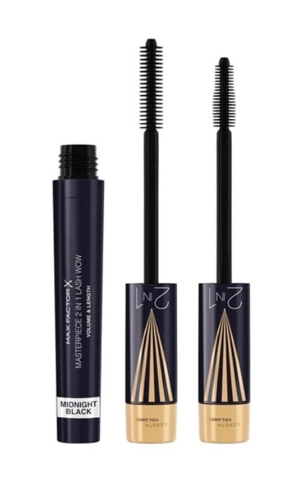 MAX FACTOR-Тушь для ресниц Max Factor Masterpiece 2 в 1 Lash WOW Volume & Length - Midnight Black 7 мл-3616304749780