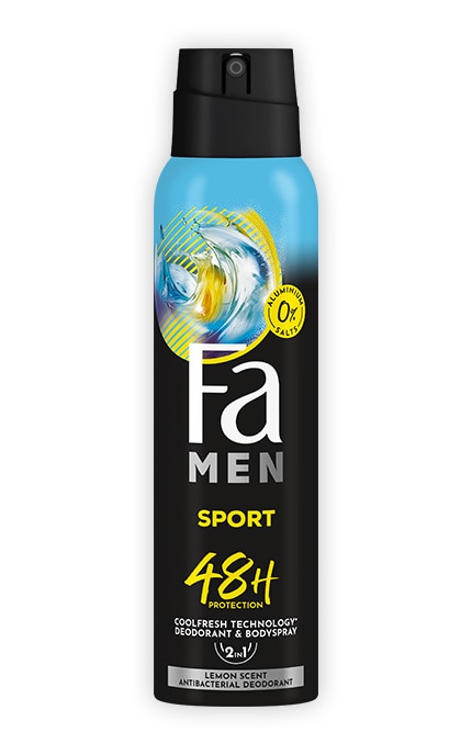 FA-Дезодорант-спрей Fa Sport Энергично свежий для мужчин 150 мл-3838824085272