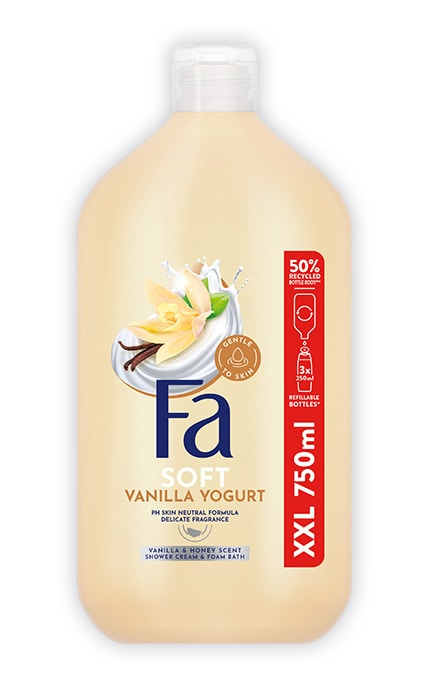 FA-Гель для душа Fa Yoghurt Ванильный мед 750 мл-9000101263916