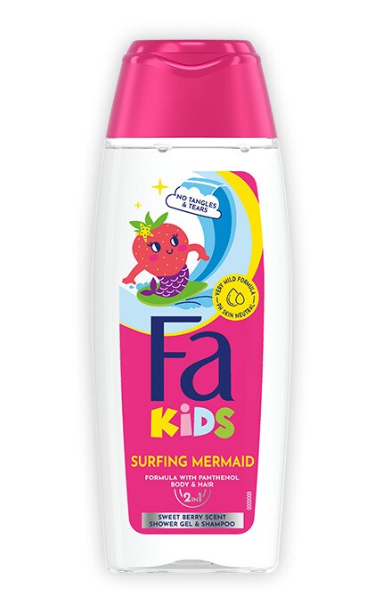 FA-Гель для душа и шампунь Fa Kids для детей 250 мл-9000100662550