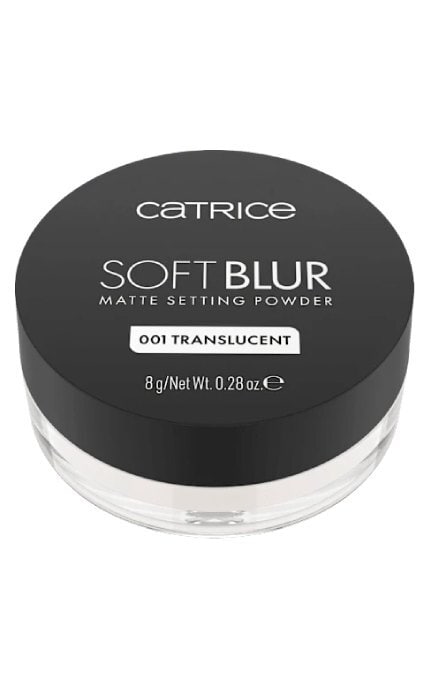 CATRICE-Пудра для лица Catrice Soft Blur Matte Setting Powder 001 Translucent Матирующая 8 г-4059729540607