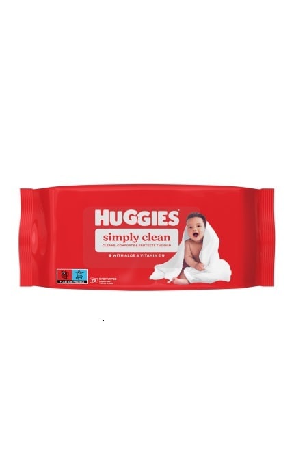 HUGGIES-Салфетки влажные для детей многослойные Simply clean Huggies 72шт-5029053582238