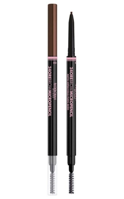 DEBORAH GROUP S.r.l-Карандаш для бровей Deborah 24Ore Micropencil 02 Light brown 0.1 г-8009518343878