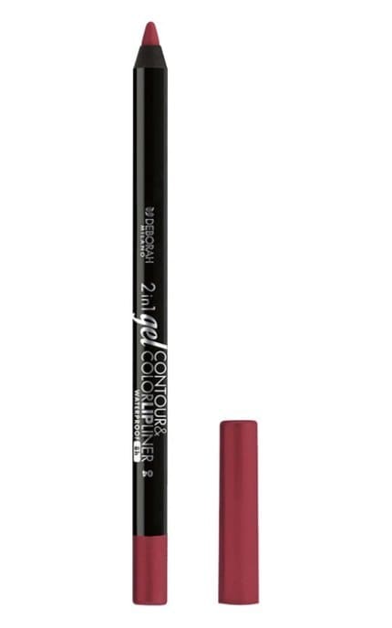 DEBORAH GROUP S.r.l-Олівець для губ Deborah 2in1 Gel Control&Color 04 Plum Rose 1.3 г-8009518365337
