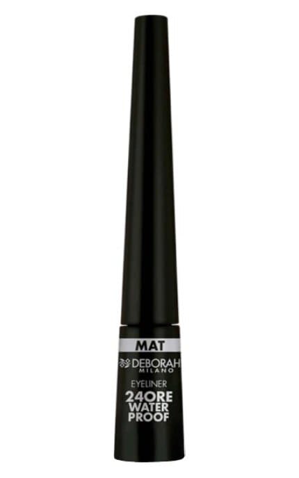 DEBORAH GROUP S.r.l-Рідка підводка для очей Deborah Mat Eyeliner 24Ore Waterproof водостійка чорна матова 2.9 г-8009518044225