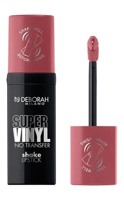 DEBORAH GROUP S.r.l-Рідка помада для губ Deborah Super Vinyl Shake 01 Rose 4 мл-8009518442120