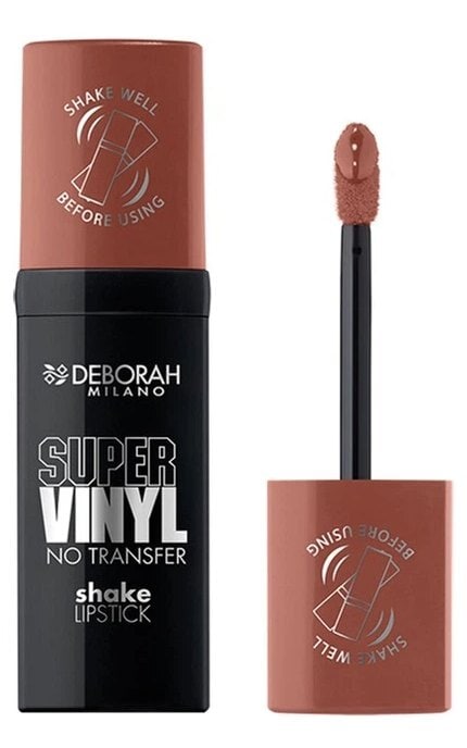 DEBORAH GROUP S.r.l-Рідка помада для губ Deborah Super Vinyl Shake 02 Caramel 4 мл-8009518442182