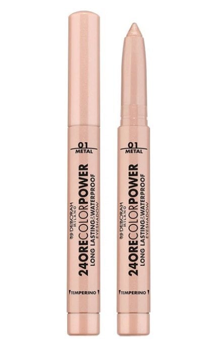 DEBORAH GROUP S.r.l-Тени-карандаш для век Deborah 24Ore Color Power Waterproof водостойкие 01 Champagne 1.4 г-8009518386530