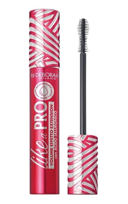 DEBORAH GROUP S.r.l-Туш для вій Deborah Like a Pro With Hyaluronic Acid Об'ємна Чорна 13 мл-8009518426182