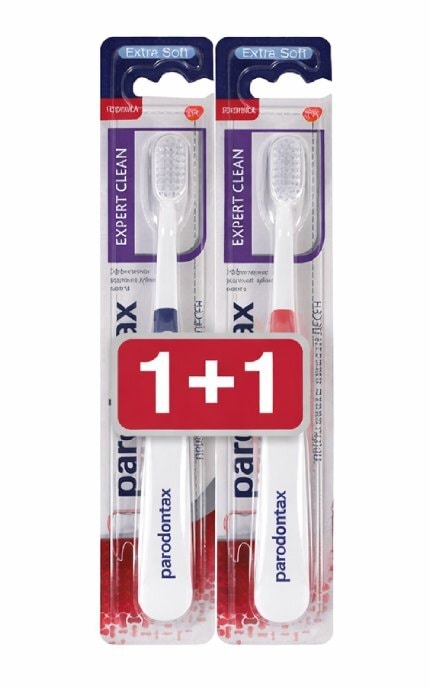 PARODONTAX-Зубна щітка Parodontax Expert Clean 1+1 м'яка 2 шт-4820127150619