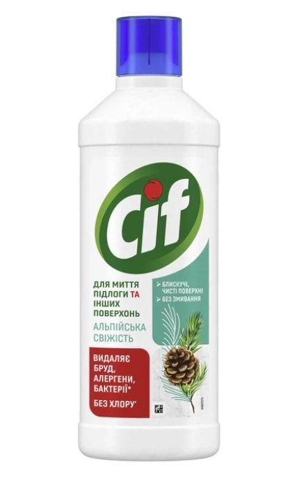 CIF-Засіб для чищення підлоги та стін Cif Альпійська свіжість 1100 мл-8721201974717