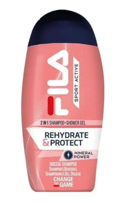 --Гель-шампунь для душу Fila Sport Active Rehydrate & Protect 2in1 парфумований 250 мл-8017331093047