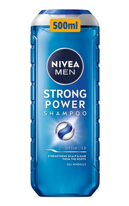 NIVEA-Шампунь для мужчин NIVEA Men Strong power 500 мл-9005800388908
