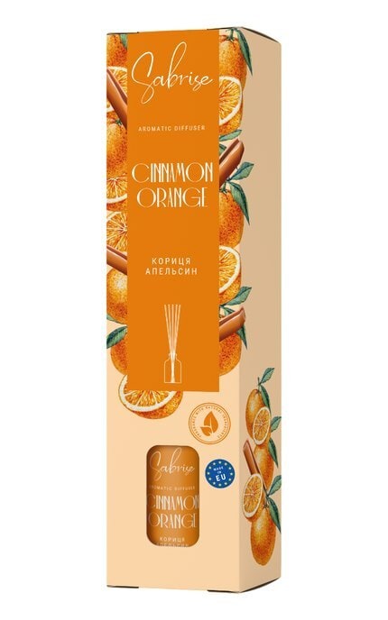 SABRISE-Аромадифузор Sabrise Cinnamon Orange 30 мл-4820184443457