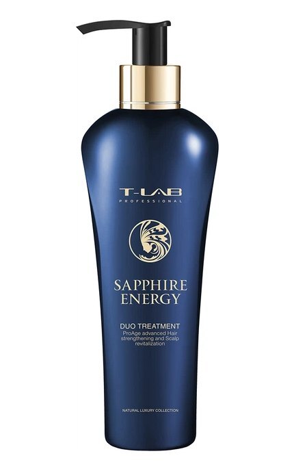 T-LAB-Кондиционер T-LAB Professional Sapphire Energy Duo Treatment для укрепления волос 300 мл-5060466662551