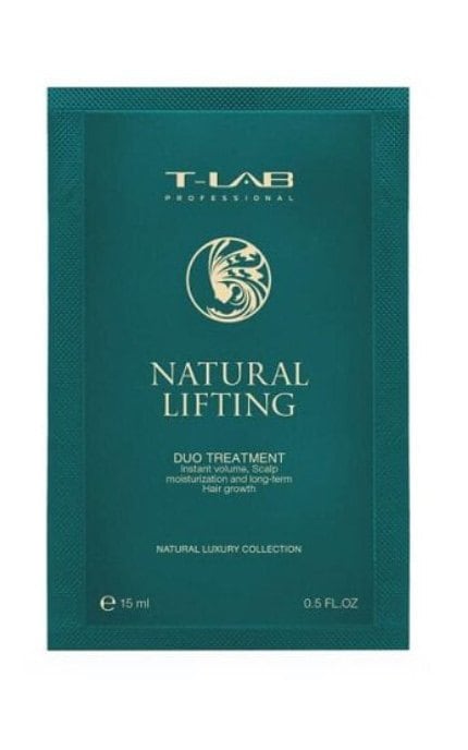 T-LAB-Кондиционер T-LAB Professional Natural Lifting Duo Treatment для увеличения объема волос 15 мл-5060466663275