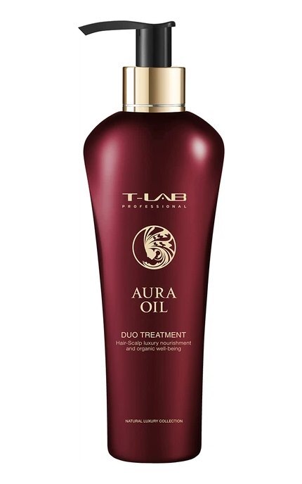 T-LAB-Кондиціонер T-LAB Professional Aura Oil Duo Treatment для м'якості й еластичності волосся 300 мл-5060466662513
