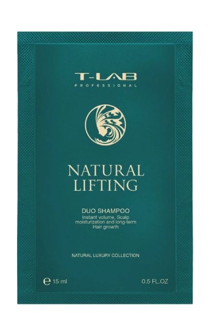 T-LAB-Шампунь для волосся T-LAB Professional Natural Lifting Duo Shampoo збільшення об'єму 15 мл-5060466663268