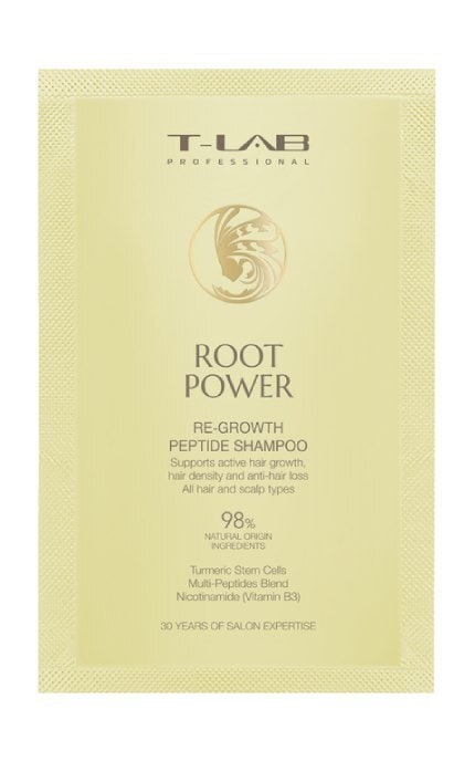 T-LAB-Шампунь T-Lab Professional Root Power Re-Growth Peptide Shampoo для роста волос с пептидами 15 мл-5060466667044