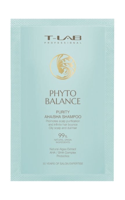 T-LAB-Шампунь T-Lab Professional Phyto Balance Purity AHA/BHA Shampoo с AHA и BHA-кислотами 15 мл-5060466667020