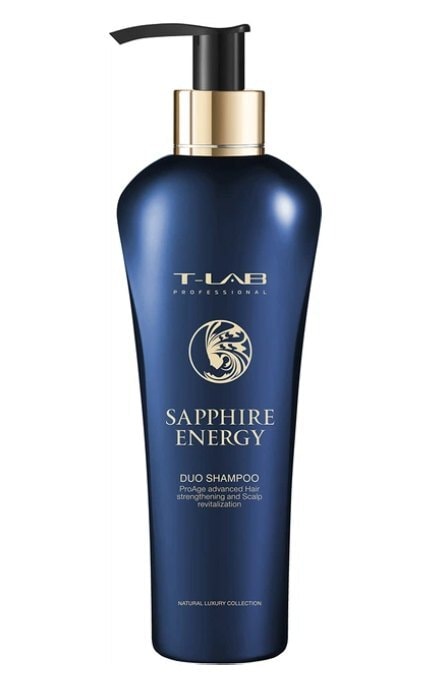 T-LAB-Шампунь T-LAB Professional Sapphire Energy Duo для укрепления волос 300 мл-5060466662544