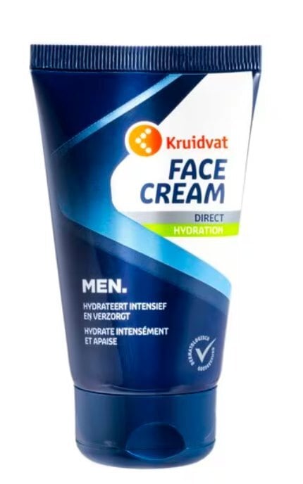 KRUIDVAT-Крем для лица Kruidvat Men Direct Hydration питание и защита 75 мл-8720674358659