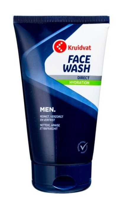 KRUIDVAT-Гель для умывания Kruidvat Men Comfort Face Wash увлажняющий 150 мл-8720674358703