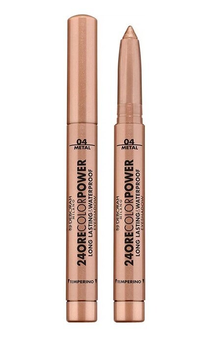 DEBORAH GROUP S.r.l-Тіні-олівець для повік Deborah 24Ore Color Power Waterproof 04 Warm Brown 1.4 г-8009518386592