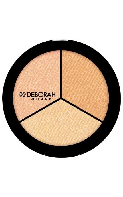 DEBORAH GROUP S.r.l-Хайлайтер для лица Deborah Trio Highlighter Palette 5 г-8009518330144