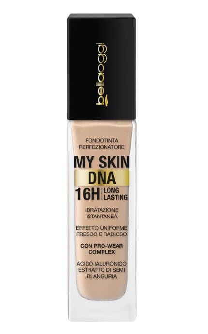 BELLAOGGI-Тональная основа для лица Bellaoggi My Skin DNA 16H 10N - Ivory Cream 34 г-8028997014932
