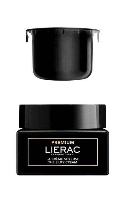 LIERAC-Набор LIERAC Премиум Крем для лица шелковистый 50 мл + сменный блок 50 мл-3701436933500