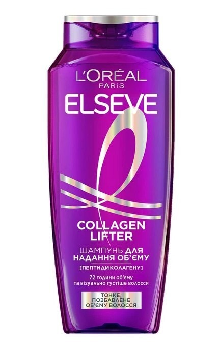 ELSEVE-Шампунь L'Oreal Paris Elseve Collagen Lifter для придания объема тонким, лишенным объема волосам 250 мл-3600524251079
