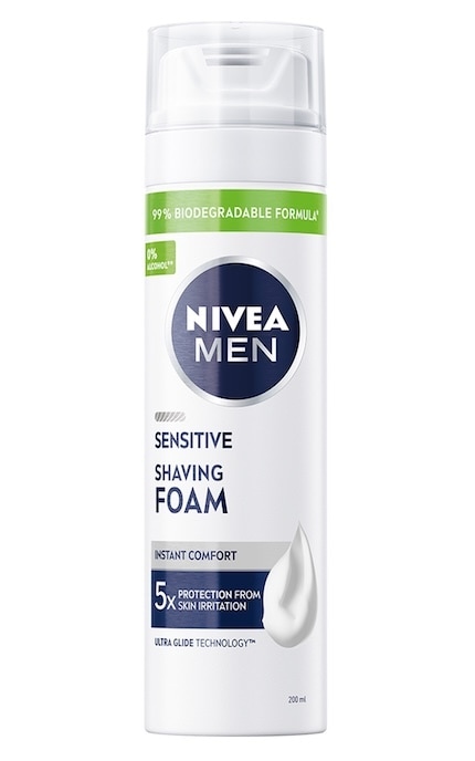 NIVEA-Заспокійлива піна для гоління Nivea Men для чутливої шкіри 200 мл-4005808222742