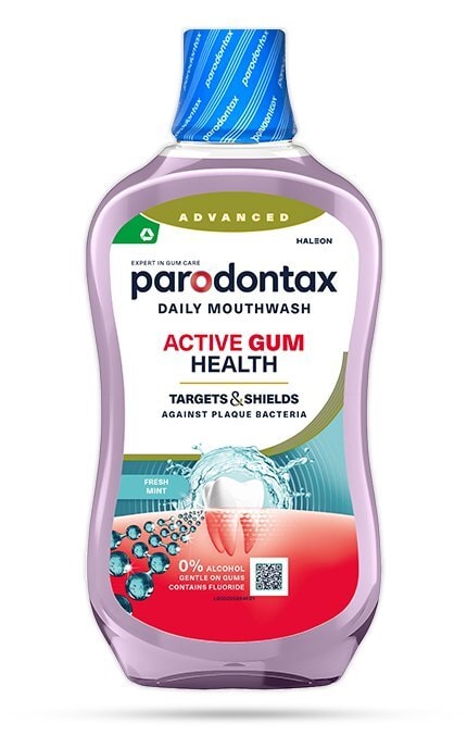 PARODONTAX-Ополаскиватель ротовой полости Parodontax Активная Защита Десен Свежая Мята 500 мл-5054563205537