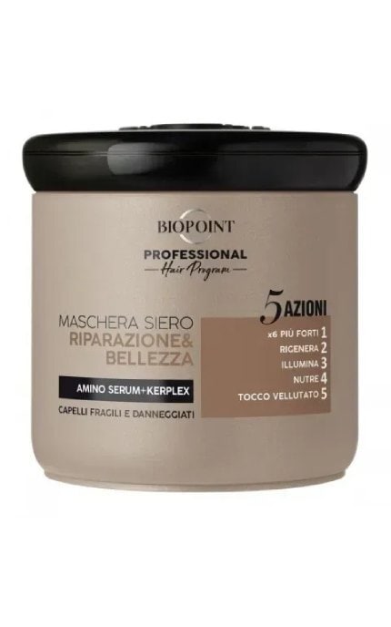 BIOPOINT-Маска для волосся Biopoint Professional Repair & Beauty для глибокого відновлення та живлення 400 мл-8050507531240