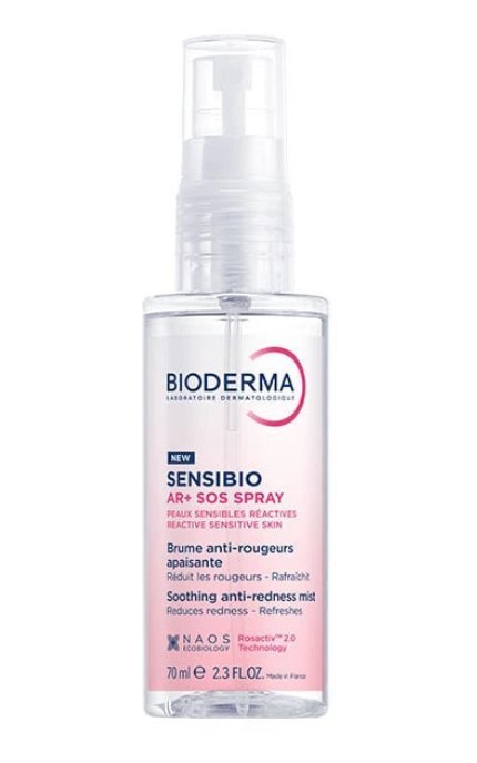 BIODERMA-Спрей для лица Bioderma Sensibio AR+ SOS Spray 70 мл-3701129813430