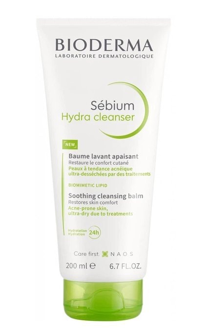 BIODERMA-Очищувальний бальзам для обличчя Bioderma Sebium Hydra Cleanser 200 мл-3701129809273