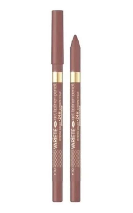 EVELINE-Водостійкий олівець для губ Eveline Cosmetics Variete Gel Lipliner Pencil Waterproof тон 10 1.2 г-5903416080404