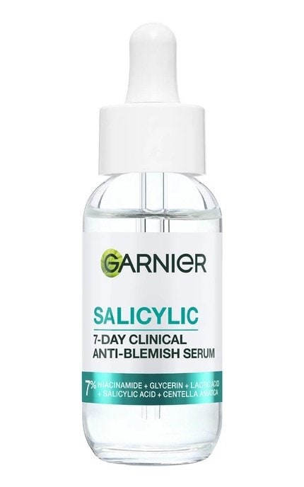 SKIN NATURAL-Сироватка Garnier Pure Active Salicylic 7-Day Clinical Anti-Blemish Serum із Саліциловою кислотою Проти недосконалостей шкіри обличчя 30 мл-3600542658157