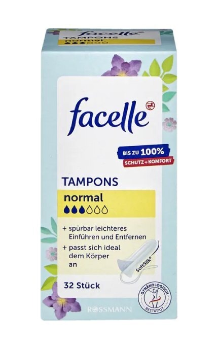 FACELLE-Тампоны женские гигиенические Facelle Normal Comfort 32 шт-4305615465715