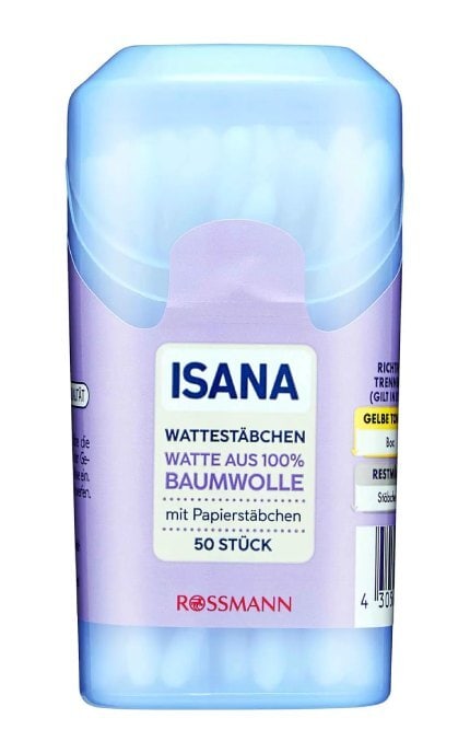 ISANA WATTE-Ватні палички Isana 50 шт-4305615982212