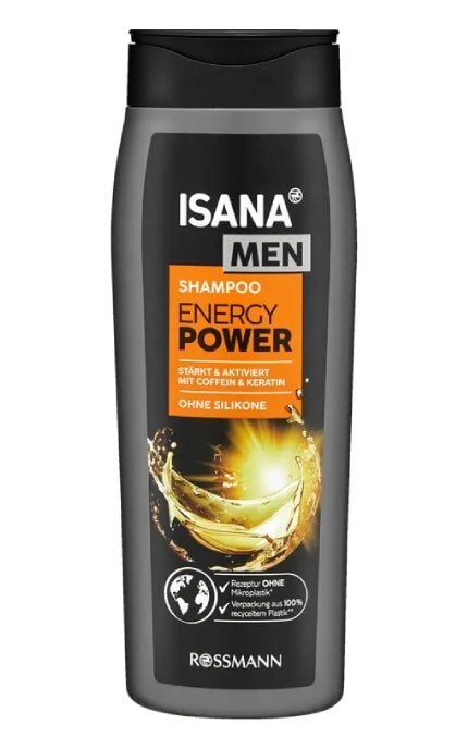 ISANA MEN-Шампунь для волос Isana Men Energy Effect для мужчин 300 мл-4305615633428