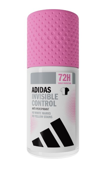 ADIDAS-Дезодорант-антиперспірант Adidas Invisible Control кульковий 50 мл-3616305953100